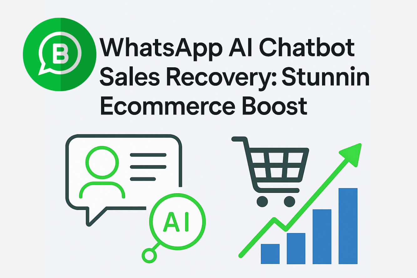 WhatsApp AI Chatbot Sales Recovery: Stunning Ecommerce Boost